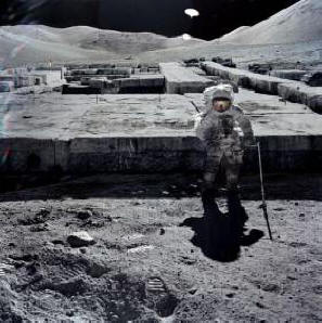 Americans found ancient ruins on the moon