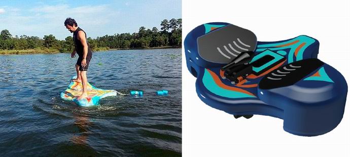 The American invented a simulator for walking on water