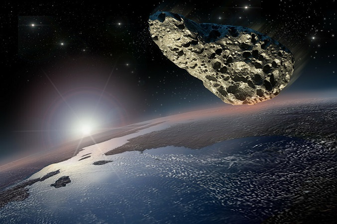 An asteroid the size of a Cheops pyramid approaching Earth