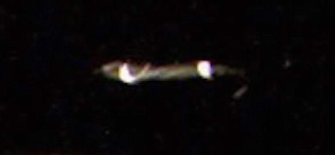 Astronaut photographed a UFO from space