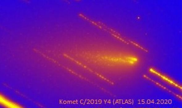 Astronomers capture the decay of comet ATLAS 