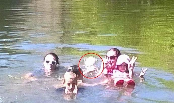 An Australian family on vacation accidentally photographed a ghost