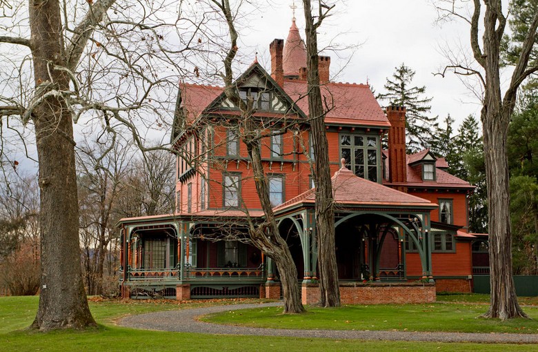 The British faced in an old mansion with a playful ghost