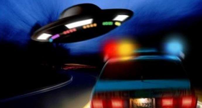 British cops filmed a UFO video