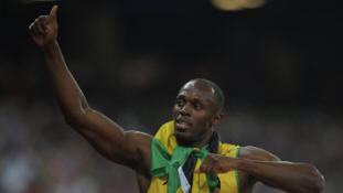 Jamaican Athlete Usain Bolt. Archive