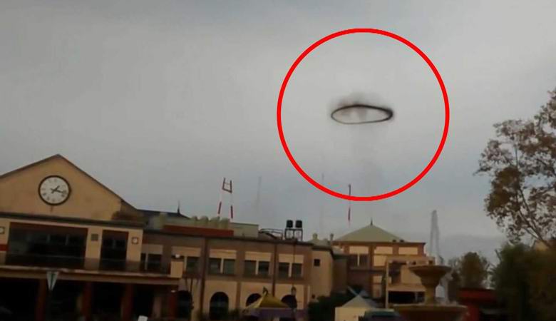 A black ring of unknown origin formed over Brazil