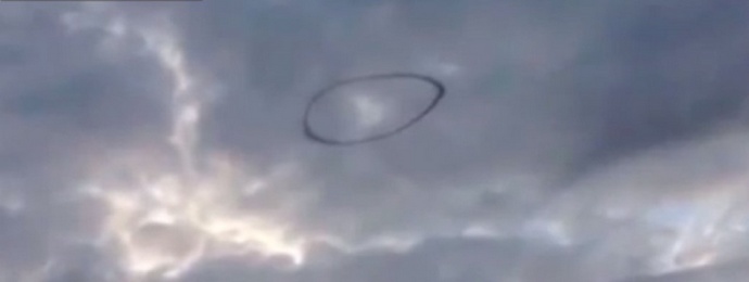 The black ring in the sky scared the British