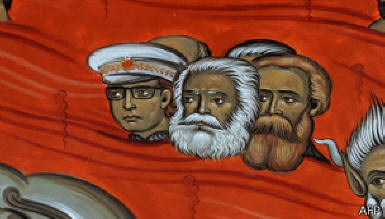 Montenegrin Church criticized for a fresco with Marx