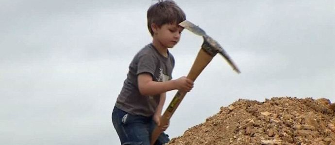 Four-year-old Texan discovered dinosaur bones