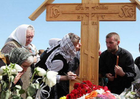 Miracles on the grave of the Saransk elder