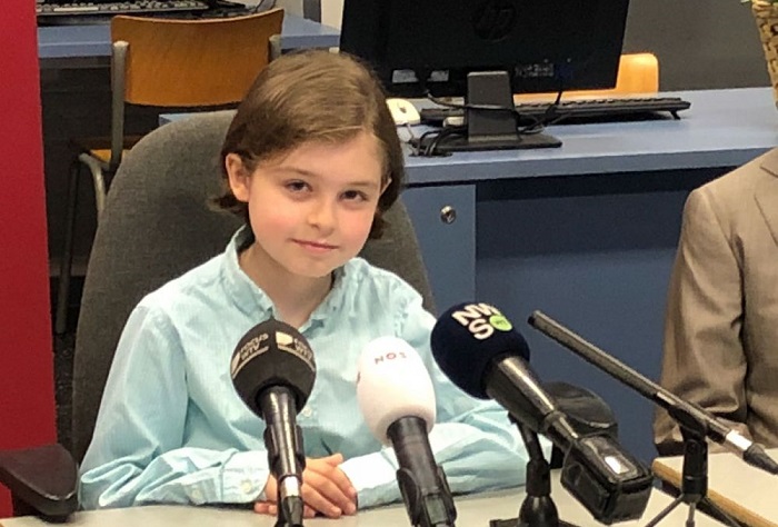 Nine-year-old child prodigy from the Netherlands will soon receive a diploma of higher education