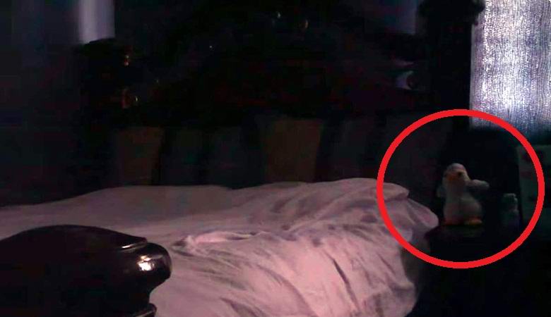 Poltergeist activity got on camera