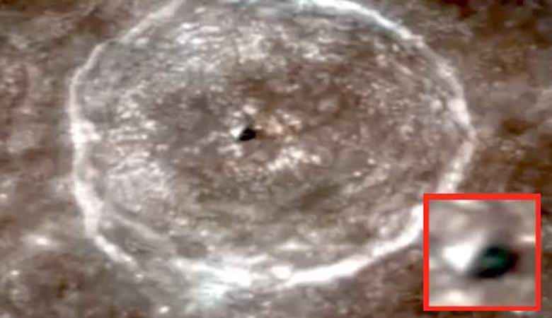 An ancient pyramid and other mysterious structures found on the moon