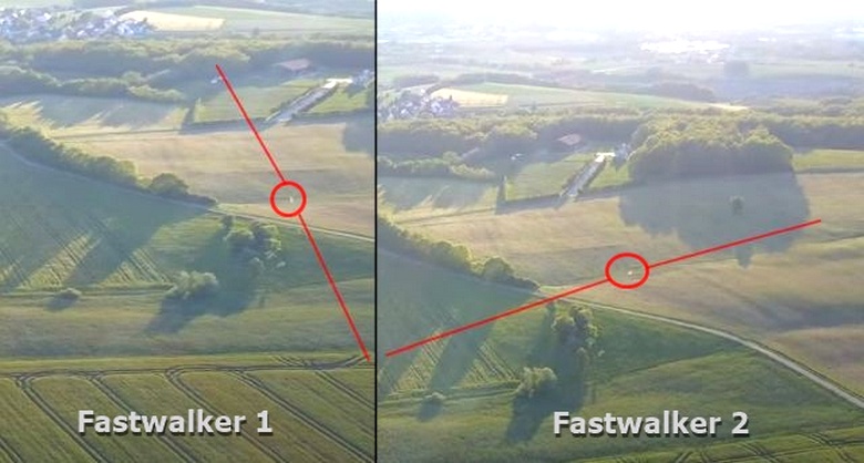 The drone recorded two high-speed UFOs, the flight of which was clearly coordinated by someone