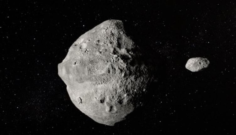 A binary asteroid flew close to Earth at a speed of 25,000 km / h 