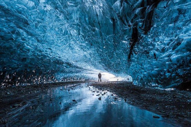 Fantastic ice caves