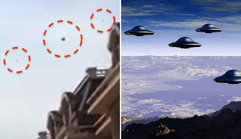 UFO flotilla flying over China