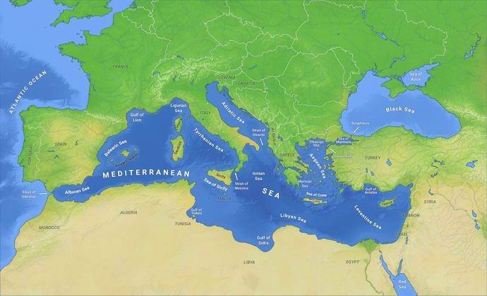 Germany wanted to drain the Mediterranean Sea and green the Sahara.