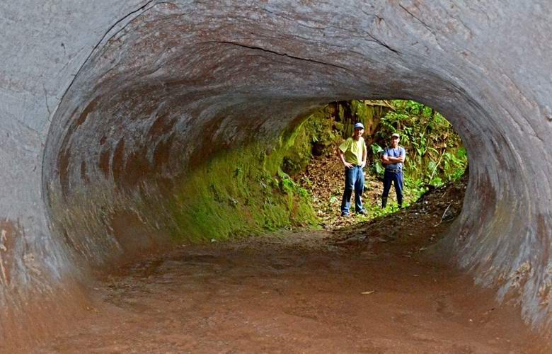 Giant sloths or aliens dug these amazing caves?