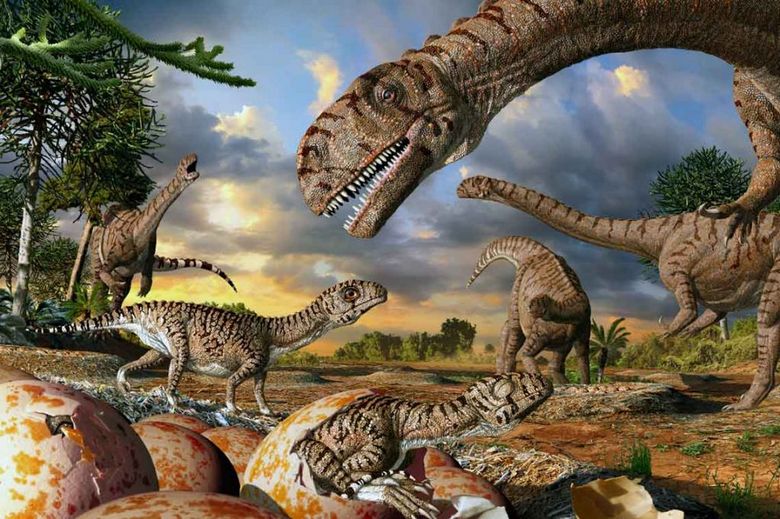From the world of dinosaurs: their species were much smaller and even frogs ate them