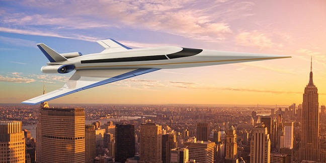 From New York to London - 3 hours by super-plane