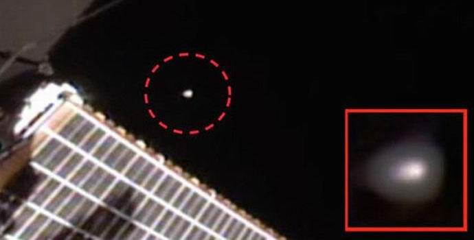 The ISS camera approached the UFO and immediately interrupted the broadcast