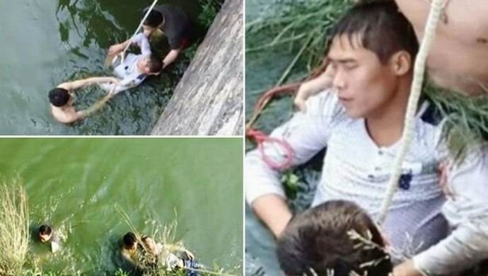 The Chinese tried to drown, not wanting marriage with an ugly woman