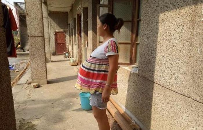 The Chinese woman is already seventeen months pregnant