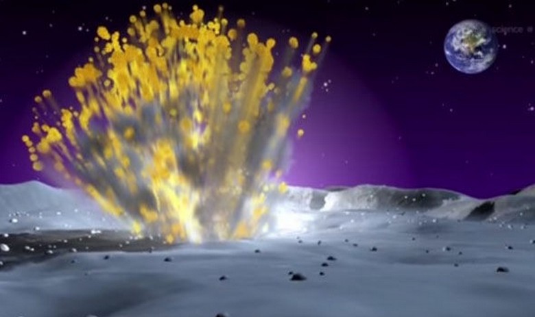 The meteorite bombardment of the moon surprised scientists