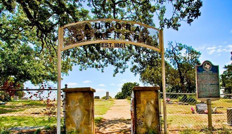 Alien Tomb at Aurora Cemetery, Texas