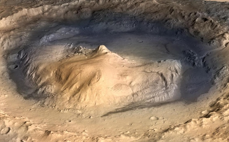 On Mars discovered the remains of a salt lake that speak of the climate of the planet in ancient times