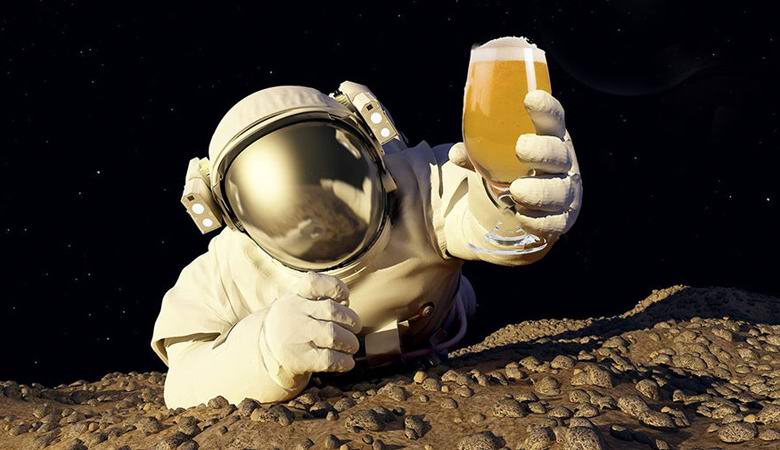 On Mars gathered to brew beer