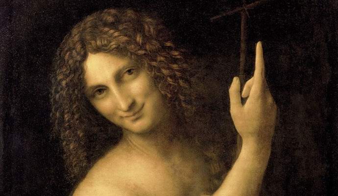 On the canvas of da Vinci found a hidden image of an alien