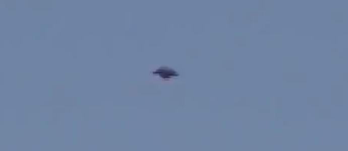 A flying saucer flew over Mexico