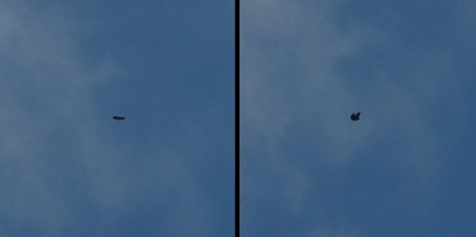 A transformer flying over the UK