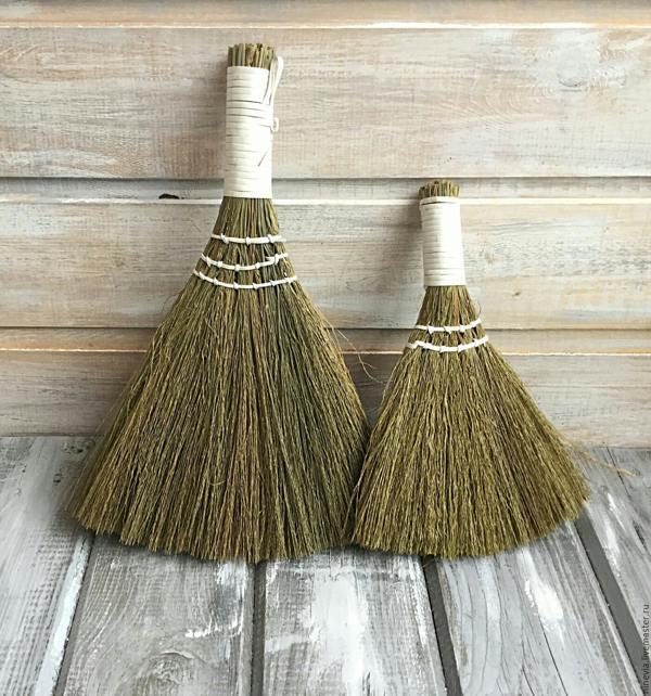 signs about a broom in the house 