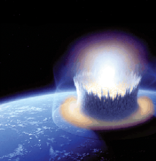 The worst thing about an asteroid falling into the ocean is the spray.