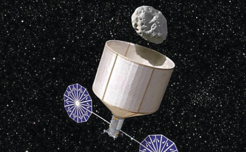 An object larger than 7.6 meters will be difficult to transport in this way. By the way, the cost of transporting an asteroid to the moon is estimated to be comparable to sending Curiosity. (Here and below NASA illustrations.)