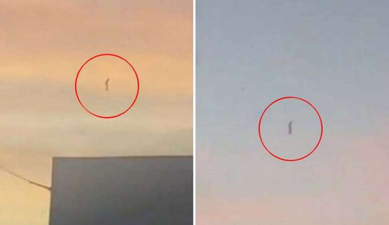 Unusual cigar-shaped UFO over Mexico