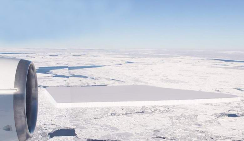 The incredible rectangular iceberg turned out to be true, NASA confirmed