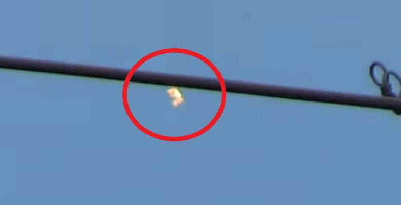 UFO drone photographed in the sky over Canada