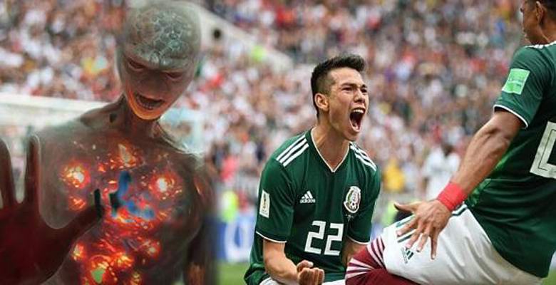 UFO appeared at the World Cup in Russia