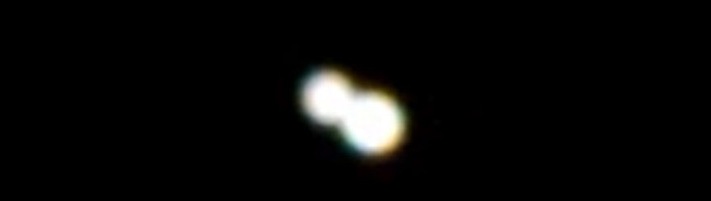 UFO in the night sky of Great Britain