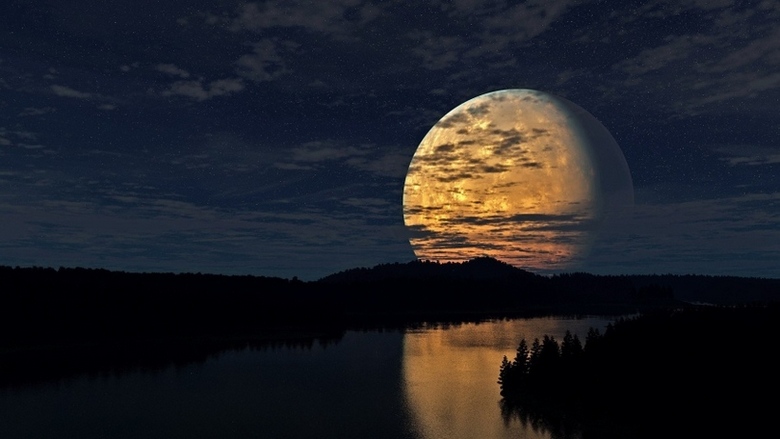 On the length of the day and a half billion years ago and on the moon, which was not there then