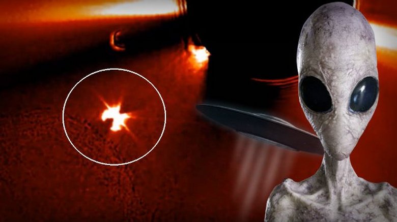 To explain the appearance of a huge UFO flying out of the Sun, NASA employees do not dare