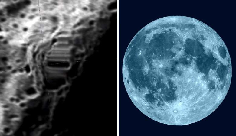 A huge symmetrical anomaly discovered on the moon