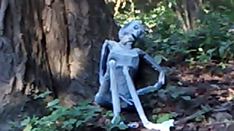 Beware: creepy humanoids roam the forests!