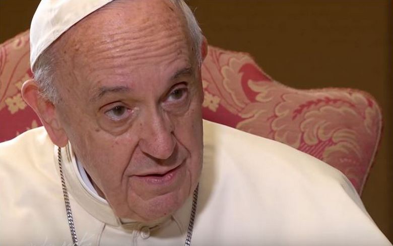 Pope Francis believes he found a mistake in prayer