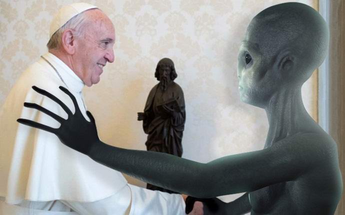 The Pope is well aware of the aliens