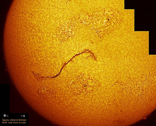 The most bizarre anomalies appear on the Sun. For example, it appeared in December 2010